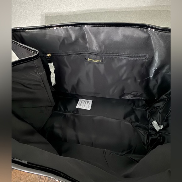 Vintage Victoria's Secret Black Tote with Multicolor Logo ~ NWT - Picture 5 of 8